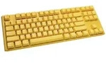 Ducky One 3 Yellow TKL Kabelgebunden Gaming-Tastatur, Tastatur Deutsch, QWERTZ Gelb