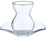Pasabahce Teegl&auml;ser Set Cay Bardagi 6x Teeglas + 6x UntertasseTeeglas...