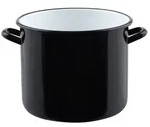 Riess Riesen Casserole avec rebord &Oslash;24cm 8 litres noir &eacute;mail Classic Riesen