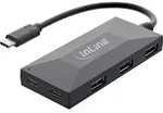 InLine&reg; USB 3.2 Gen.1 Hub, USB-C zu 2 Port USB-C und 3 Port USB-A, ohne PSU