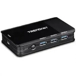 TRENDnet TK-U404 4-Port Sharing Switch 4 PC/1 User USB 3.1 KVM-Switches / PC-Shares