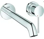 GROHE 2-Loch-Waschtischbatterie ESSENCE Ausldg 230mm chr
