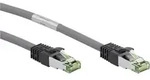 Goobay 55143 RJ45 CAT 8.1 S/FTP 20.00 m Grau Halogenfrei, mit Rastnasenschutz,