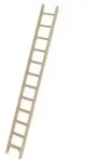 Stufen-Anlegeleiter Holz ohne Traverse 12 Stufen
