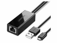 Ugreen externer Micro-USB 100Mbps Netzwerkadapter für Chromecast 1m Adapter Splitter