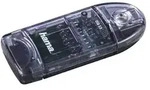 Hama 00124194, MicroSD (TransFlash), MicroSDHC, MicroSDXC, SD, SDHC, SDXC, Anthrazit,