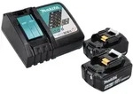 Makita DDF 485 RT Akku Bohrschrauber 18 V 50 Nm Brushless + 2x Akku 5,0 Ah +