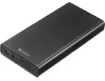 SANDBERG Powerbank - 38400 mAh - 142 Wh - 100 Watt - 3 A - PD - 3 Ausgabeanschlu