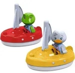 AquaPlay 2x Segelboote + 2x Figuren, Zubeh&ouml;r f&uuml;r AquaPlay Wasserbahnen oder