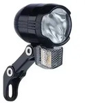 "B&uuml;chel E-Bike-Scheinwerfer "Shiny 80", LED, mit Halter, ca.80 Lux, 6-48V, schwarz"