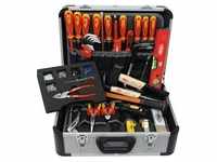 FAMEX 436-10 Elektriker Werkzeugkoffer mit Profi Werkzeug Set - PROFESSIONAL