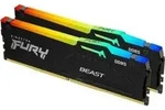 Kingston FURY Beast RGB PC-Arbeitsspeicher Kit DDR5 32 GB 2 x 16 GB Non-ECC 5600 MHz