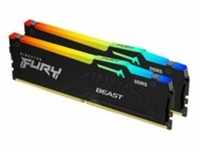 DDR5 32GB PC 6000 CL40 Kingston KIT (2x16GB) FURY Beast RGB retail