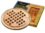 3159 - Solitaire, gro&szlig;, Bambus, Brettspiel aus Holz, 1-2 Spieler, ab 8 Jahren