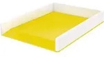 Briefkorb Wow Duo Colour A4 Polystyrol wei&szlig;/gelb