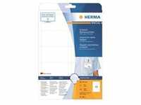 HERMA Special - Nicht klebend - weiß - 90 x 54 mm 250 Karte(n) (25 Bogen x 10)
