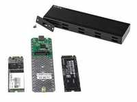 StarTech.com USB-C 10Gbps to M.2 NVMe or M.2 SATA SSD Enclosure, External M.2