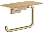 hansgrohe HG Papierrollenhalter AddStoris mit Ablage brushed bronze