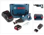 Bosch GSA 18 V-LI Akku S&auml;bels&auml;ge 18V + 1x Akku 5,0Ah + Ladeger&auml;t + L-Boxx
