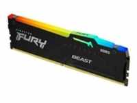 Kingston FURY Beast RGB - 8 GB - 1 x 8 GB - DDR5 - 6000 MHz - 288-pin
