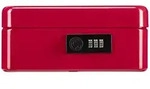 Geldkassette MONEY B.200xH.90xT.160mm rot lack.BURG-W&Auml;CHTER