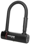 Trelock B&uuml;gelschloss mit Halter ZB 401 U5 Mini, 83-140mm, &Oslash;15mm, schwarz