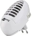 Goobay 59813 UV-LED-Insektenvernichter, Wei&szlig; - elektrische UV-LED-Insektenfalle f&uuml;r