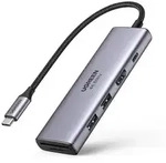 Ugreen Multifunktions-HUB USB Typ C - 2x USB 3.2 Gen 1 / HDMI 4K 60Hz / SD- und