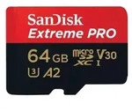 SanDisk Extreme PRO microSDXC-Karte 64 GB Class 10, UHS-I, v30 Video Speed Class