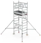 Altrex MiTower 1-Personen-Ger&uuml;st Aluminium mit Holz-Plattform 0,75x1,27m 4,20m AH