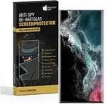 1x Blickschutz 9H Panzerglas f&uuml;r Samsung Galaxy S22 Ultra FULL-CURVED Anti-Spy