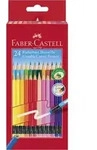 FABER-CASTELL Buntstifte radierbar, 24er Kartonetui