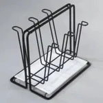 Hama 00111459, Abtropfer, Rack, Tisch, Trinkbeh&auml;lter, Schwarz, Wei&szlig;, Metall