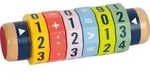 Small foot 10527 - Rechenrolle Kleines 1x1, Mathe-Lernspiel, play & learn, Holz
