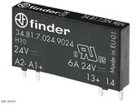 FINDER SSR-Steck-/Printrelais 24 V DC, 6A, 1 Schlie&szlig;er 34.81.7.012.9024