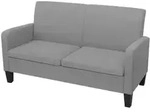 vidaXL 2-Sitzersofa 135 x 65 x76 cm Hellgrau