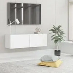 vidaXL TV-Schrank Wei&szlig; 100x30x30 cm Holzwerkstoff