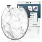 MDF WC-Sitz MARMOR STONE, mit Absenkautomatik