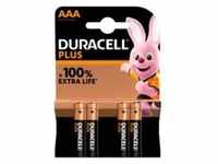 Duracell DUR-141117, Einwegbatterie, AAA, Alkali, 1,5 V, 4 Stück(e), 10 Jahr(e)