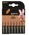 DURACELL Alkaline-Micro-Batterie LR03, 1.5V, Plus, 16 St&uuml;ck