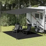 vidaXL Zeltteppich 300x400 cm Schwarz