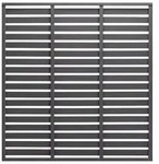 vidaXL Zaunelement WPC 180x180 cm Grau