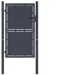 vidaXL Gartentor Stahl 100 x 150 cm Anthrazit