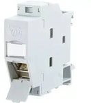 Metz Connect 1309107003-E Netzwerkdose Hutschiene CAT 6a Lichtgrau (RAL 7035)