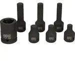 "KS TOOLS 1/2" Spezial-Kraft-Bit-Stecknuss-Satz Vielzahn, 7-tlg M14-M18"
