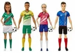 Barbiepuppe Fu&szlig;ballspieler