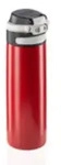 Leifheit 03273 Reisebecher 600 ml Schwarz - Rot Edelstahl 3273