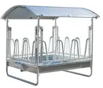 Viereckraufe Standard - Breite 2,3 m - L&auml;nge 2,3 m - H&ouml;he 2,5 m