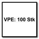Tellerkopfschraube R 88193 Spitze/T-STAR 6x100/61-T30 Sta verz. WIROX 100St SPAX