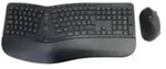 Conceptronic Wireless Keyboard+Mouse ergo Layout italien. sw - Tastatur - 1.600